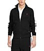 Color:Polo Black - Image 1 - Contrast Tip Lightweight Track Jacket