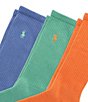 Polo Ralph Lauren Cushioned Rib Crew Socks 3-Pack - Image 3
