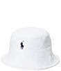 Color:White - Image 1 - Cotton-Blend Terry Bucket Hat