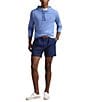 Polo Ralph Lauren Cotton Jersey Long Sleeve Hoodie, Color:Campus Blue - Image 3