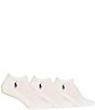 Color:White - Image 1 - Women's Cushioned Mesh-Top Sport Socks, 3 Pack