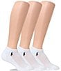 Color:White - Image 2 - Women's Cushioned Mesh-Top Sport Socks, 3 Pack
