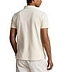 Color:Herbal Milk - Image 2 - Custom Slim Fit Solid Mesh Polo Shirt