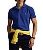 Polo Ralph Lauren Custom Slim Fit Solid Mesh Polo Shirt - Image 1