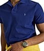 Polo Ralph Lauren Custom Slim Fit Solid Mesh Polo Shirt - Image 4