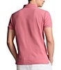 Color:Adirondack Berry - Image 2 - Custom Slim Fit Solid Mesh Polo Shirt
