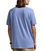 Color:Campus Blue - Image 2 - Custom Slim Fit Solid Mesh Polo Shirt