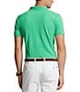 Color:Classic Kelly - Image 2 - Custom Slim Fit Solid Mesh Polo Shirt
