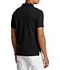 Polo Ralph Lauren Custom Slim Fit Solid Mesh Polo Shirt, Color:Black Marl Heather - Image 2