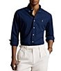 Polo Ralph Lauren Custom Fit Solid Stretch Poplin Long Sleeve Woven Shirt - Image 1
