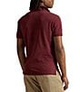 Polo Ralph Lauren Custom Slim Fit Heritage Bear Mesh Short Sleeve Polo Shirt, Color:Red Wine - Image 2