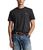 Color:Black Marl Heather - Image 1 - Custom Slim-Fit Jersey Crewneck Short-Sleeve T-Shirt