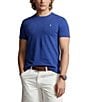 Color:Beach Royal - Image 1 - Custom Slim-Fit Jersey Crewneck Short-Sleeve T-Shirt
