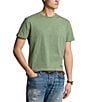 Color:Cargo Green Heather - Image 1 - Custom Slim-Fit Jersey Crewneck Short-Sleeve T-Shirt