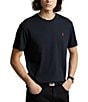 Color:Black - Image 1 - Custom Slim-Fit Jersey Crewneck Short-Sleeve T-Shirt
