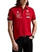 Polo Ralph Lauren Racing Custom Slim Fit Stretch Mesh Short-Sleeve Polo Shirt, Color:RL2000 Red - Image 1