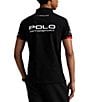 Polo Ralph Lauren Racing Custom Slim Fit Stretch Mesh Short-Sleeve Polo Shirt, Color:Polo Black - Image 2