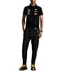 Polo Ralph Lauren Racing Custom Slim Fit Stretch Mesh Short-Sleeve Polo Shirt, Color:Polo Black - Image 3