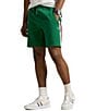 Polo Ralph Lauren Racing Stripe Double-Knit 7.5#double; Inseam Shorts, Color:Tennis Green Multi - Image 1