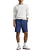 Polo Ralph Lauren Double-Knit 7.75#double; Inseam Shorts, Color:Derby Blue Heather - Image 3
