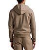 Polo Ralph Lauren Double-Knit Full-Zip Hoodie Jacket, Color:Brown Heather - Image 2