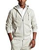 Color:Lt. Sport Grey Heather - Image 1 - Double-Knit Heathered Full-Zip Hoodie Jacket
