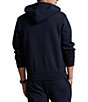 Color:Aviator Navy - Image 2 - Double-Knit Heathered Full-Zip Hoodie Jacket