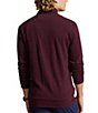 Color:Aged Wine Heather - Image 2 - Double Knit Jersey Pullover
