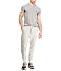 Color:Grey Heather - Image 2 - Double-Knit Jogger Pants
