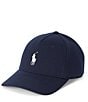 Polo Ralph Lauren Double-Knit Ponte Ball Cap, Color:Aviator Navy - Image 1