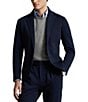 Color:Aviator Navy - Image 1 - Double-Knit Suit Jacket