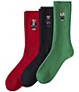Polo Ralph Lauren Embroidered Bear Classic Crew Sock Gift Box, Color:Assorted - Image 1
