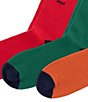 Polo Ralph Lauren Embroidered Seasonal Bear Socks 3-Pack Gift Box - Image 3