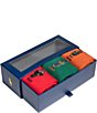 Polo Ralph Lauren Embroidered Seasonal Bear Socks 3-Pack Gift Box - Image 5