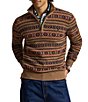 Polo Ralph Lauren Fair Isle Mockneck Wool Sweater - Image 1