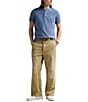 Polo Ralph Lauren Featherweight Mesh Short Sleeve Henley Shirt, Color:Capri Blue - Image 3