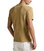 Polo Ralph Lauren Featherweight Mesh Short Sleeve Henley Shirt, Color:Cafe Tan - Image 2