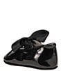 Color:Black - Image 4 - Girls' Briley Patent Satin Bow Ballet Crib Shoes (Infant)