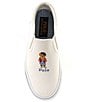 Color:Cream - Image 5 - Girls' Keaton Preppy Girl Bear Slip-On Sneakers (Youth)