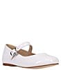 Color:White - Image 1 - Girls' Kinslee Patent Leather Mary Janes (Infant)