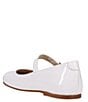 Color:White - Image 3 - Girls' Kinslee Patent Leather Mary Janes (Infant)