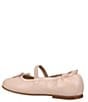 Color:Pink - Image 3 - Girls' Pony Bow Leather Ballet Flats (Toddler)