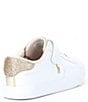 Color:White/Metallic Gold - Image 2 - Girls' Theron V Alternative Closure Glitter Detail Sneakers (Infant)