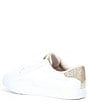 Color:White/Metallic Gold - Image 3 - Girls' Theron V Alternative Closure Glitter Detail Sneakers (Infant)