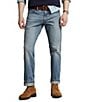 Color:Dixon - Image 1 - Hampton Relaxed Straight-Fit Stretch Denim Jeans