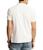 Color:Deckwash White - Image 2 - Hemingway Bear Short Sleeve Polo Shirt