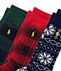 Polo Ralph Lauren Holiday Pattern Socks 3-Pack - Image 2