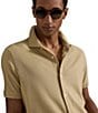 Polo Ralph Lauren Honeycomb Mesh Short Sleeve Polo Sweater - Image 4