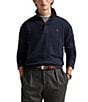 Polo Ralph Lauren Houndstooth Luxury Jersey Pullover, Color:Winter Navy Heather Dogtooth - Image 1