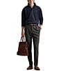 Polo Ralph Lauren Houndstooth Luxury Jersey Pullover, Color:Winter Navy Heather Dogtooth - Image 3